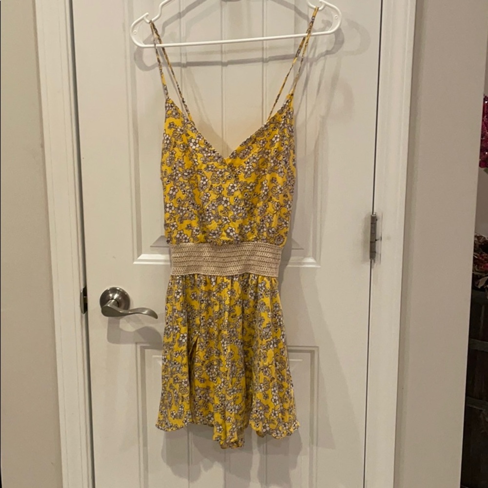 Yellow romper
